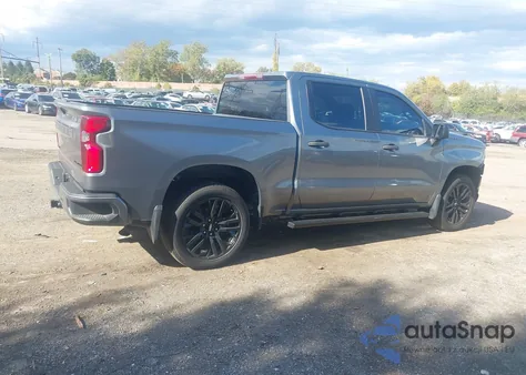 2021 Chevrolet Silverado 1500 4Wd Short Bed Custom из США, поврежденный, VIN 3GCPYBEKXMG268374